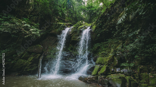 Waterfall in the forest.