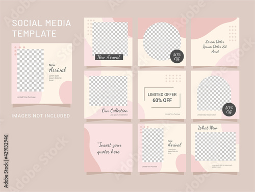 Template Feed Fashion Women Puzzle
