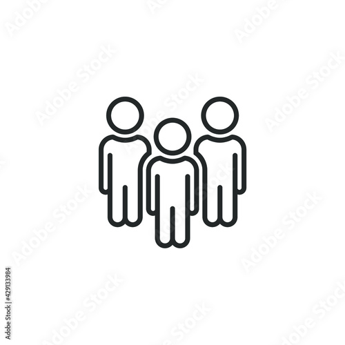 Simple icon for business, finance, someone achieving success, presentations, team work, and office work