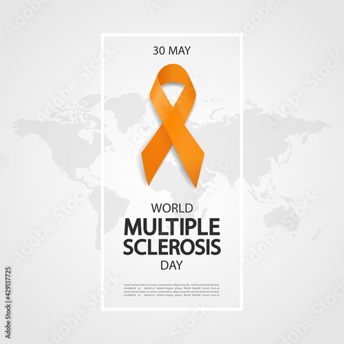 Vector Illustration of World Multiple Sclerosis Day
