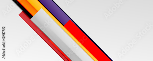 Free Download Multicolored lines background. Design template for business or technology presentations, internet posters or web brochure covers - GFXLoad
