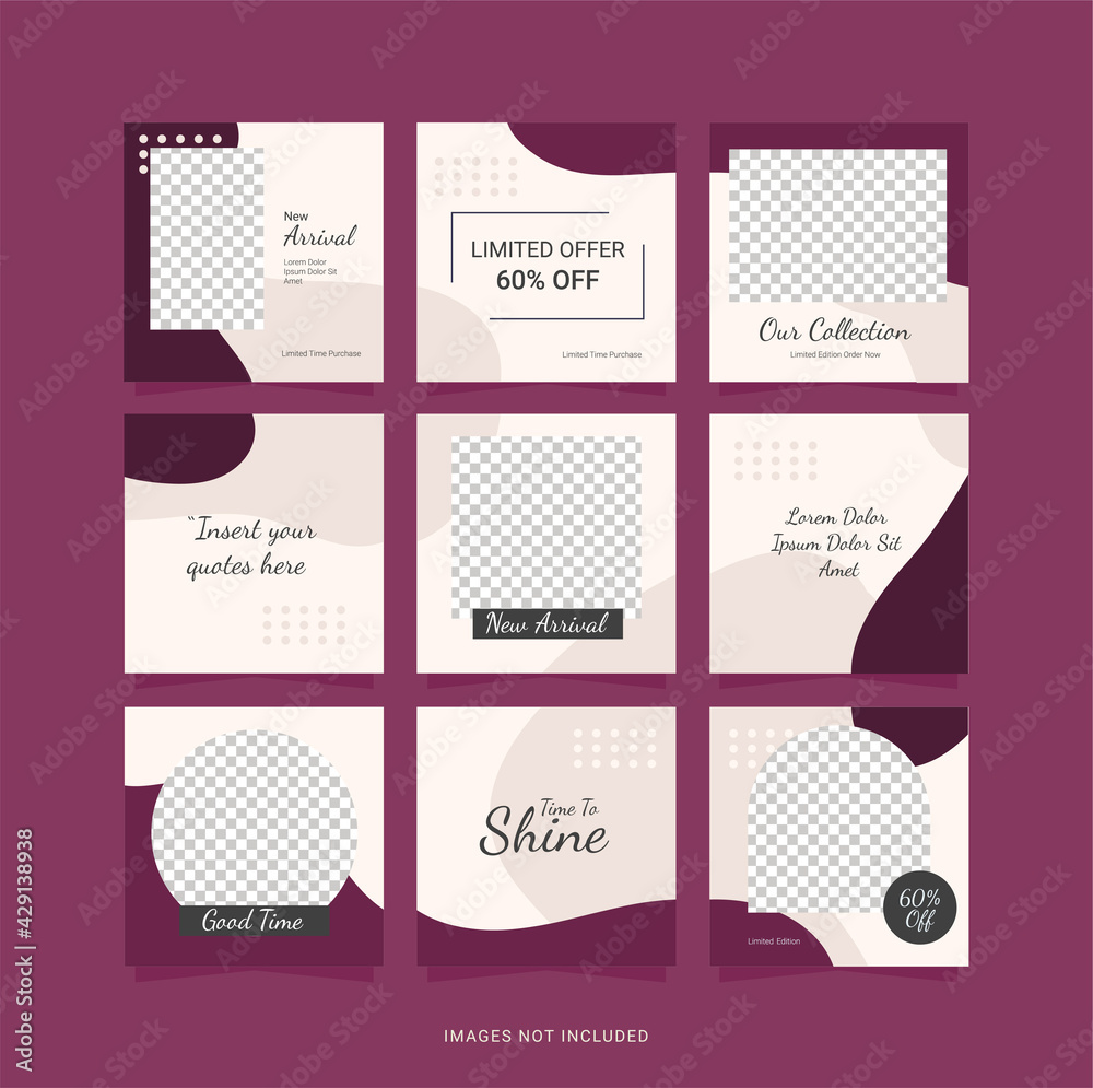 Design Post Template Puzzle Fashion Women Design Post Template Puzzle Fashion Women