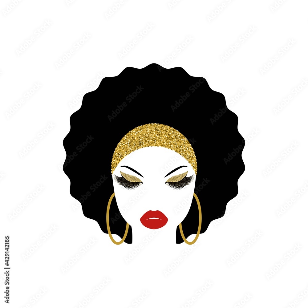 African woman vector illustration African woman vector illustration
