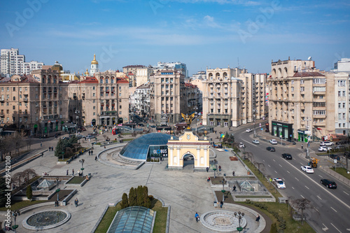 Independence square in Kyiv