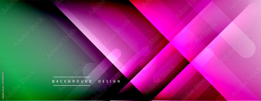 Dynamic lines abstract background. 3D shadow effects and fluid gradients. Modern overlapping forms Dynamic lines abstract background. 3D shadow effects and fluid gradients. Modern overlapping forms