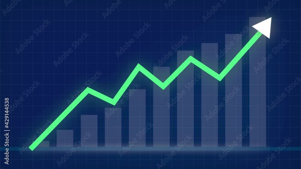 Good Economy Forecast Graph Chart Animation Good Economy Forecast Graph Chart Animation
