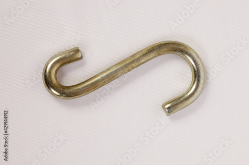 An iron hook used for various purposes