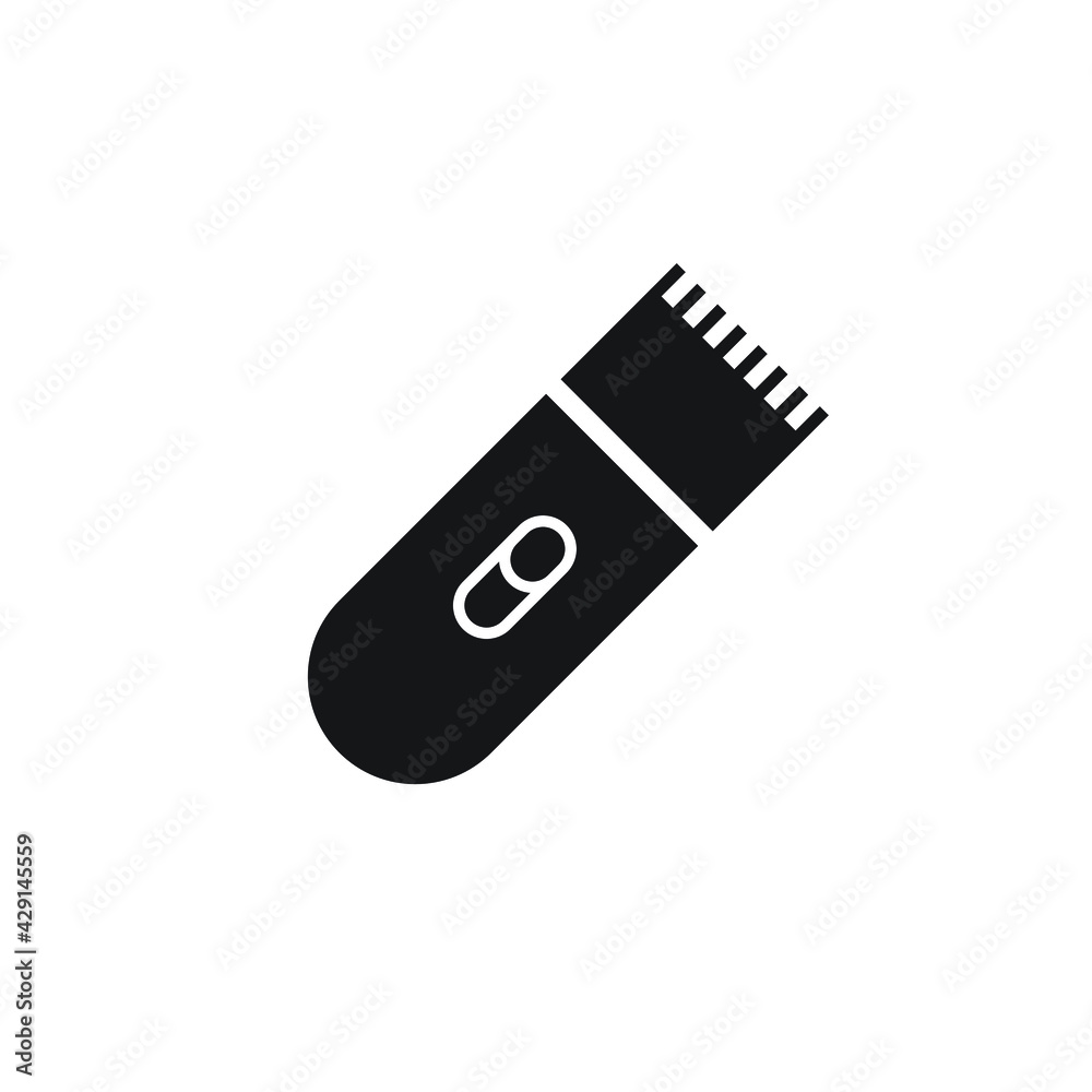 Electric razor icon design. vector illustration Electric razor icon design. vector illustration