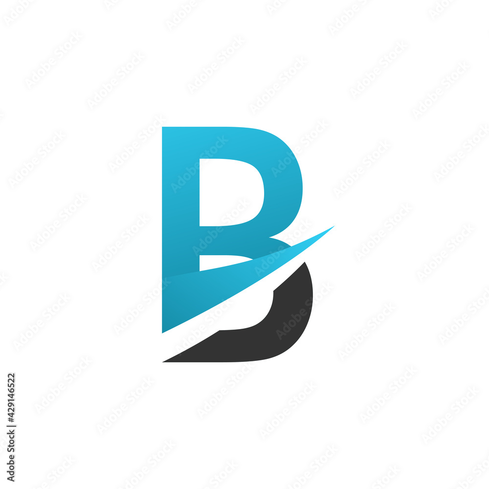 Illustration Vector Graphic of B Letter With Arrow Concept. Perfect to use for Technology Company Illustration Vector Graphic of B Letter With Arrow Concept. Perfect to use for Technology Company
