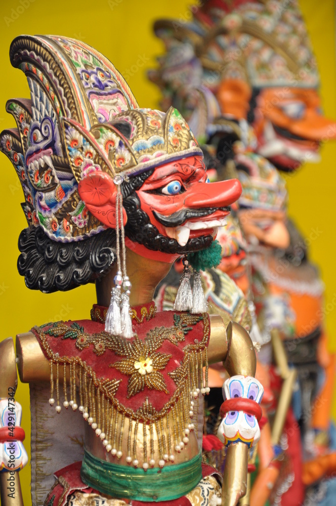 Puppet Show (wayang golek) is one of a variety of puppet arts made from wood, a traditional arts from Java, Indonesia.