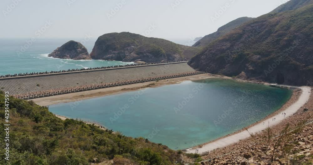 High Island Reservoir in Hong Kong Geo Park