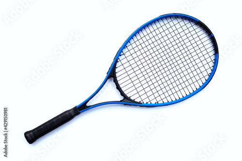 Obraz na płótnie Tennis racket isolated on white