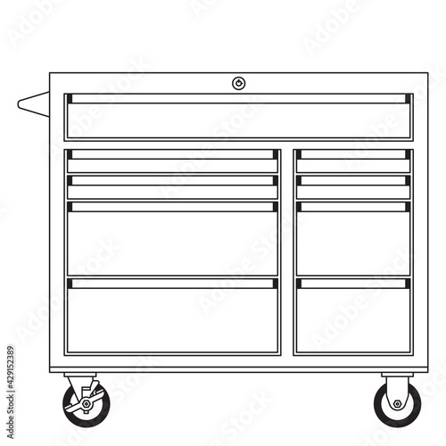 Rolling Tool Cabinet