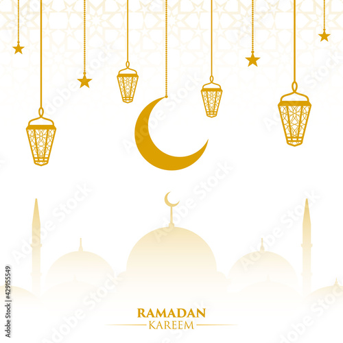 islamic ramadan kareem season festival card design, Ramadan Kareem Design Background. Vector Illustration for greeting card, poster and banner