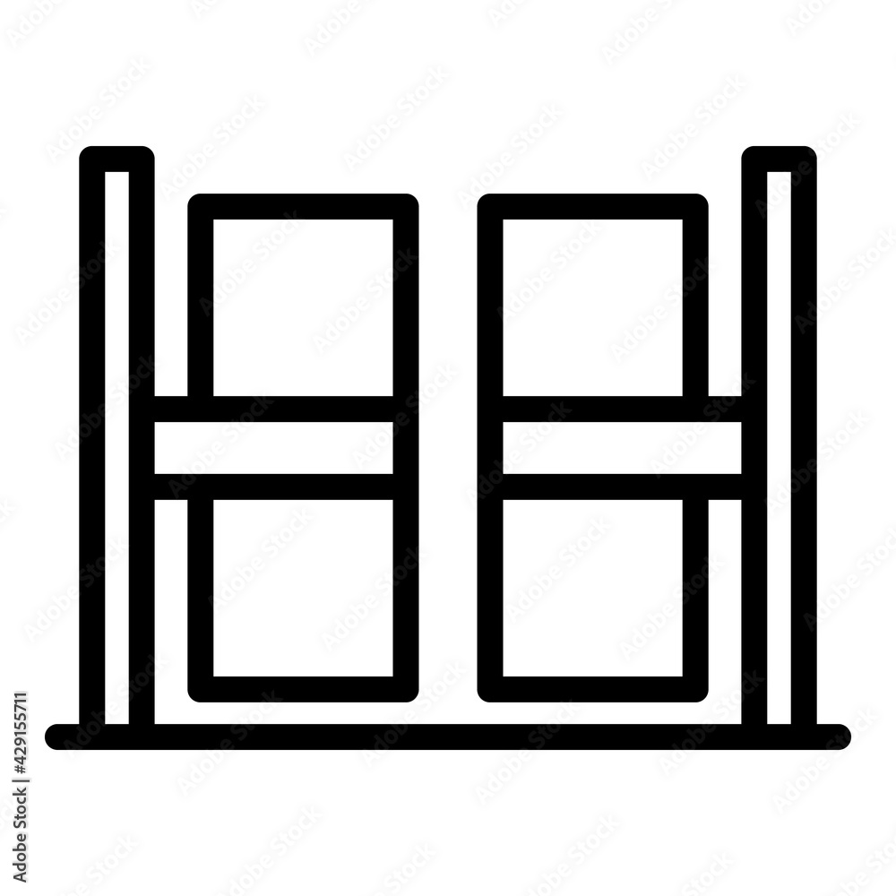 Smart gate system icon. Outline Smart gate system vector icon for web design isolated on white background Smart gate system icon. Outline Smart gate system vector icon for web design isolated on white background