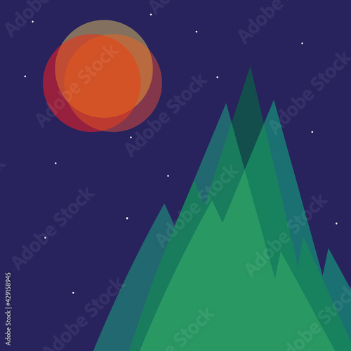 night sky with stars