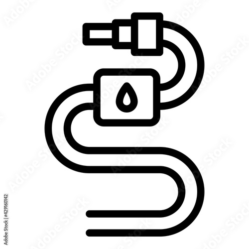 Filtered drinking water icon. Outline Filtered drinking water vector icon for web design isolated on white background