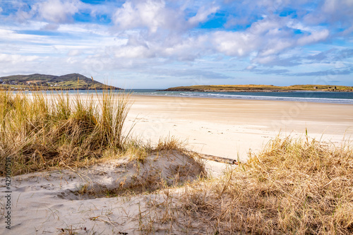 The dunes at Portnoo, Narin, beach in County Donegal, Ireland