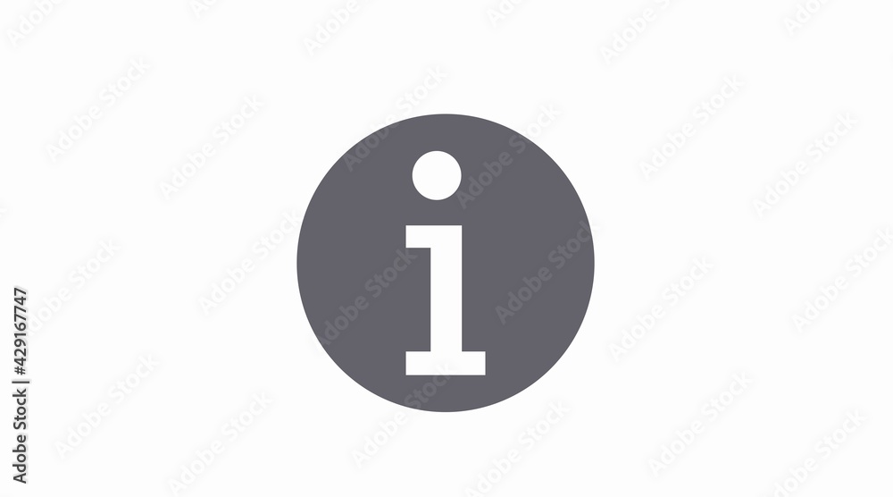 Info Icon. Vector isolated illustration. Information icon or sign Info Icon. Vector isolated illustration. Information icon or sign