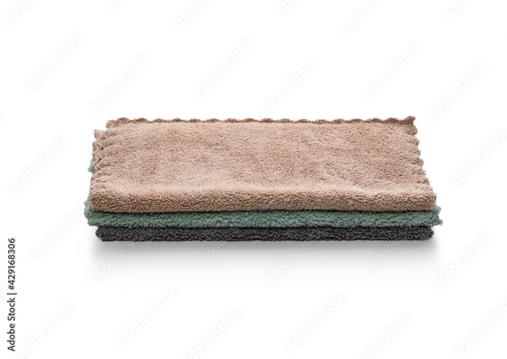 Towel on isolated white background Towel on isolated white background