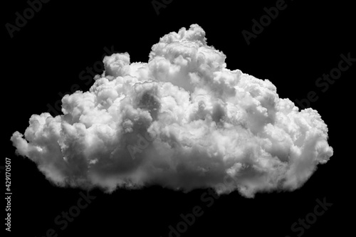 Collections of separate white clouds on a black background have real clouds. White cloud isolated on a black background realistic cloud. white fluffy cumulus cloud isolated cutout on black background
