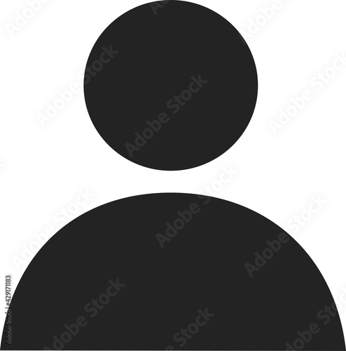 User profile login or access authentication icon vector illustration image.	
