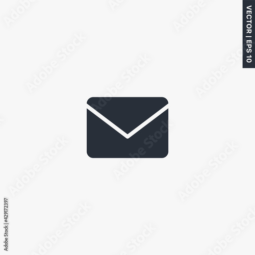 Message, mail, premium quality flat icon