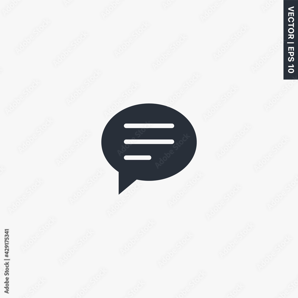 Message, premium quality flat icon Message, premium quality flat icon