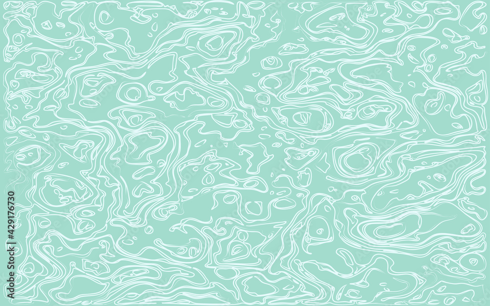 Fototapeta premium Abstract background with chaotic curled white lines. Vector illustration
