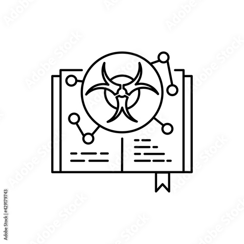 Epidemiology color line icon. Pictogram for web page, mobile app