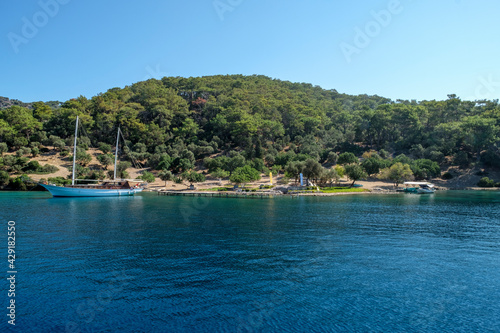 boat tour in the wonderful bays of Bodrum and Marmaris