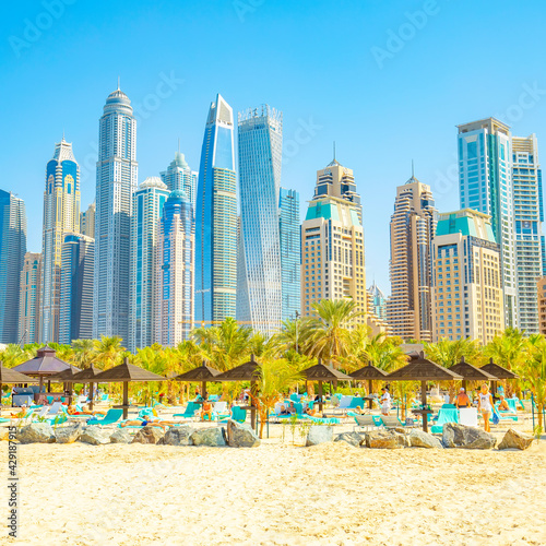 Photography Jumeirah beach in Dubai, UAE