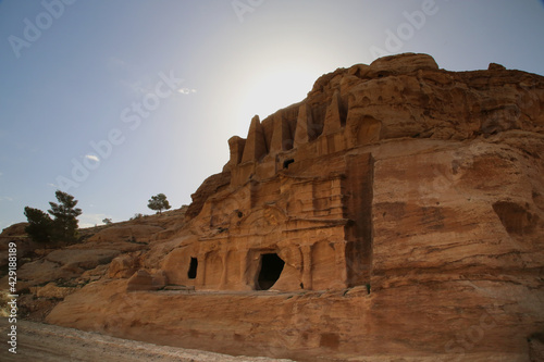 Petra, Jordan, the landscape before entering the Siq