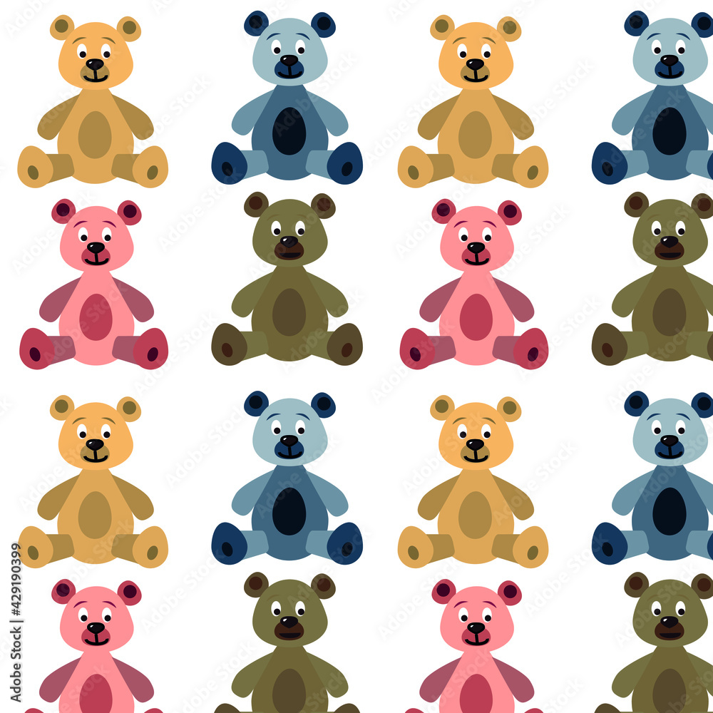 Fototapeta premium set of cartoon animals