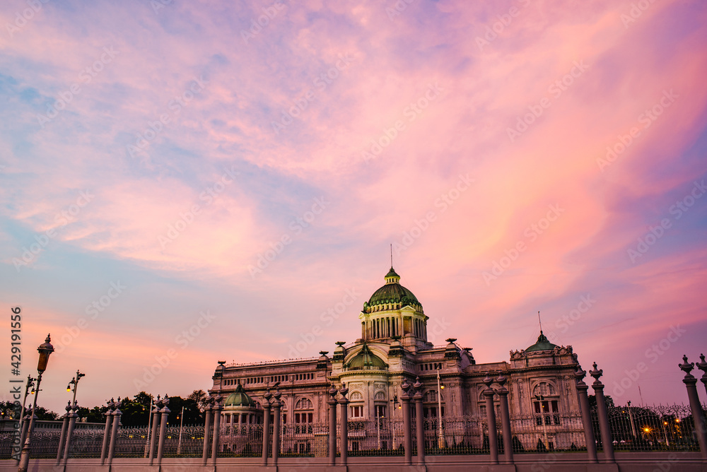 Ananta Samakhom throne hall is a royal reception hall in Dusit Palace in Bangkok, Thailand. where is one of the most beautiful landmark in Bangkok