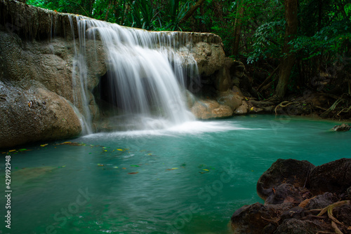 waterfall in the jungle