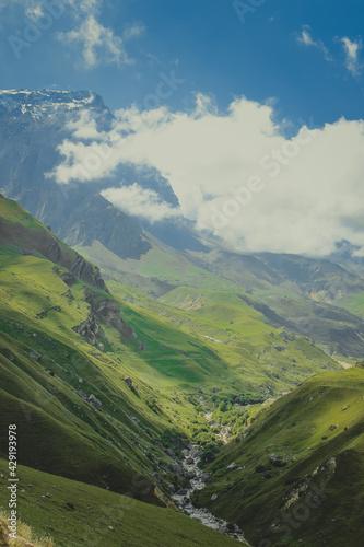 landscape with mountains