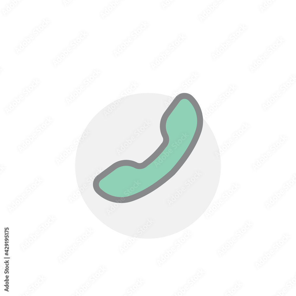 Green phone vector icon isolated on white background. Dial symbol modern, simple, vector, icon for website design, mobile app, ui. Vector Illustration Green phone vector icon isolated on white background. Dial symbol modern, simple, vector, icon for website design, mobile app, ui. Vector Illustration