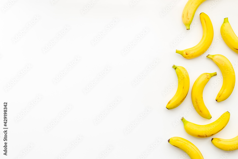 Fresh ripe bananas pattern. Fruit background Fresh ripe bananas pattern. Fruit background