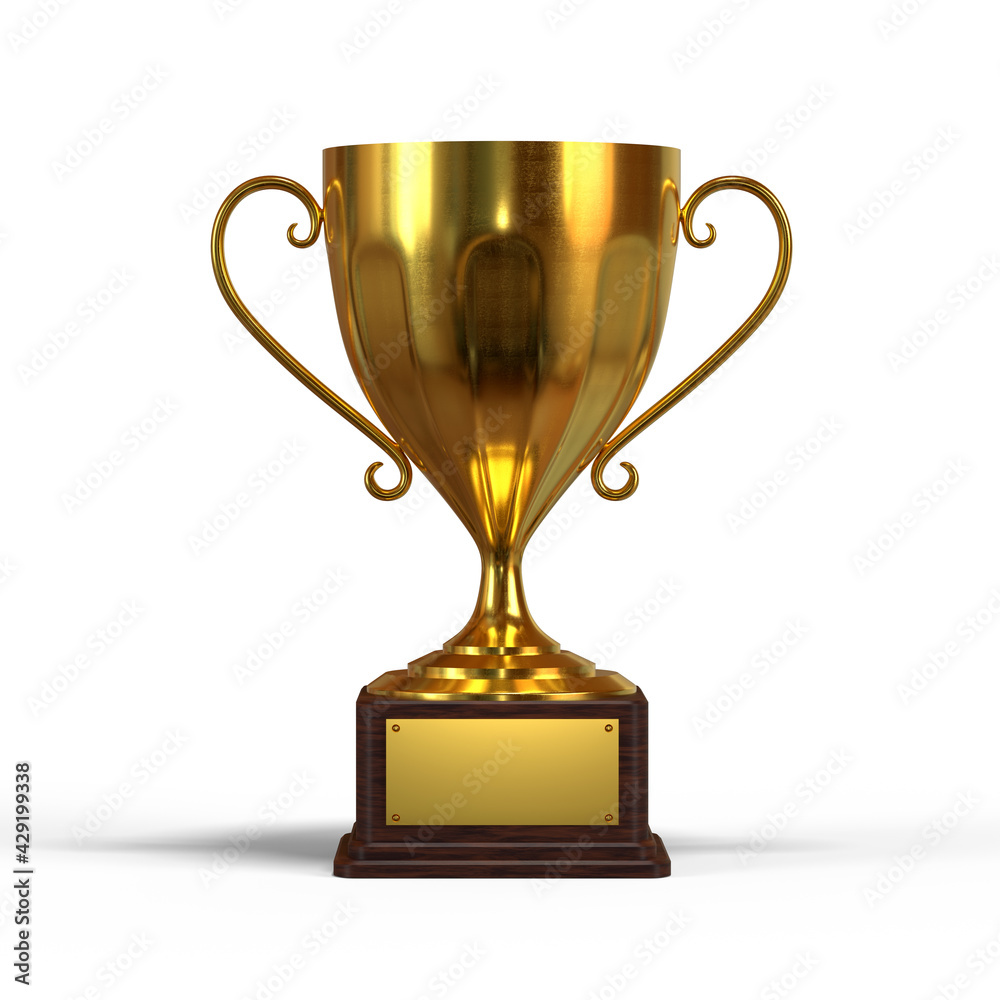 3D gold trophy cup. Big shine. 3d rendering
illustration. 3D gold trophy cup. Big shine. 3d rendering
illustration.