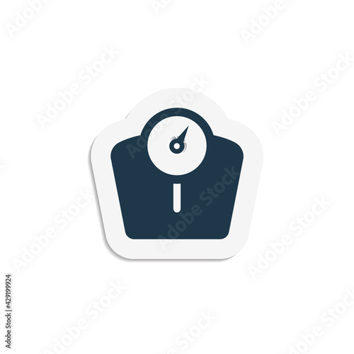 Weight Scale - Sticker