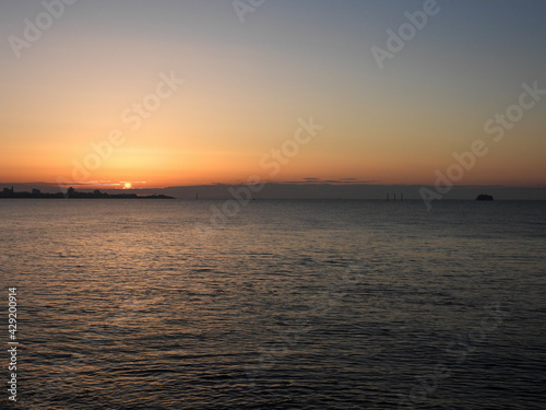 sunset over the sea © Mark C