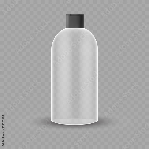 Realistic 3d cosmetics container for soap, cream, lotion, shampoo, dishwash detergent vector illustration. Mock Up for cosmetics product