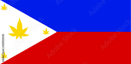 The Philippines legalize flag