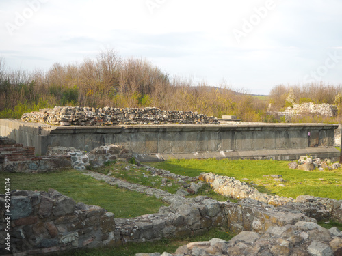Wallpaper Mural Roman settlement, Felix Romuliana in Serbia, 3rd and 4th centuries. foundation of a sacrificial temple. Torontodigital.ca
