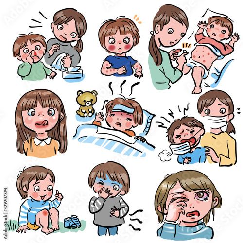 子どもの病気と怪我