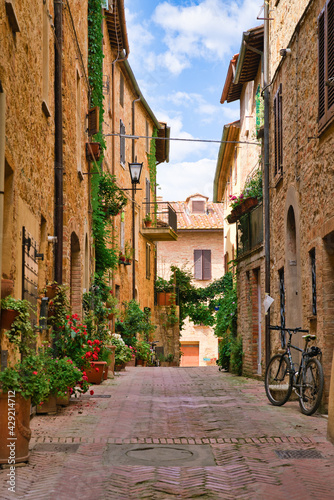 View of Pienza  Siena  Tuscany  Italy