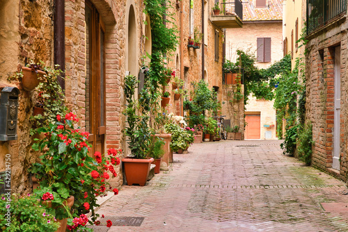 Fototapeta Naklejka Na Ścianę i Meble -  View of Pienza, Siena, Tuscany, Italy