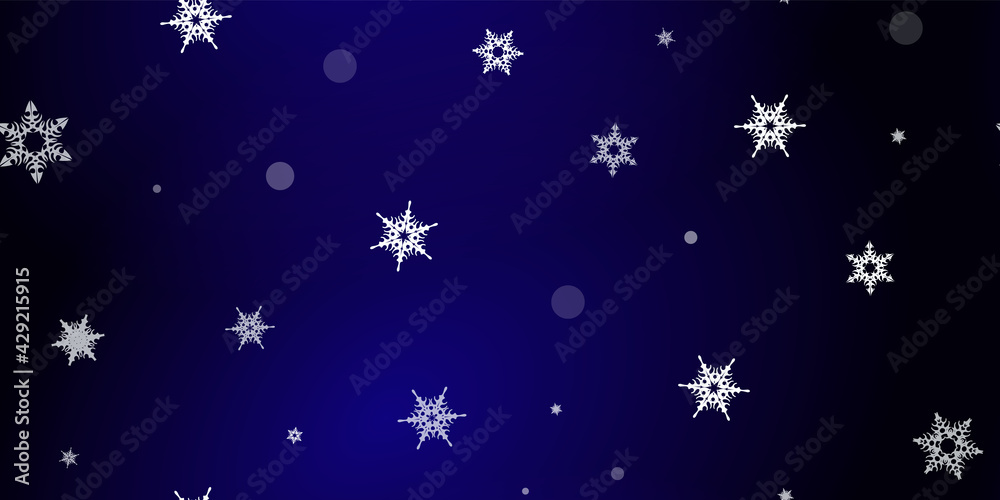Falling Snowflakes seamless pattern flying snow Falling Snowflakes seamless pattern flying snow