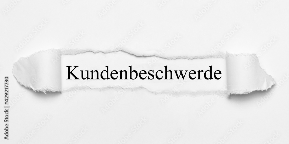 Obraz premium Kundenbeschwerde